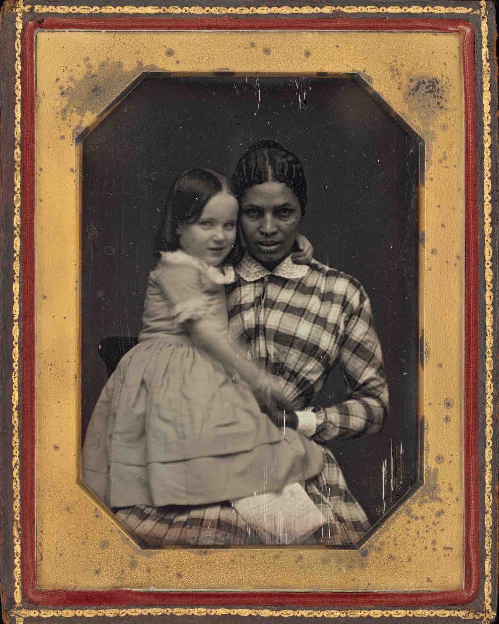 Joseph D. Marsters. Martha Ann &quot;Patty&quot; Atavis and Anna Whitridge, 1848, daguerreotype