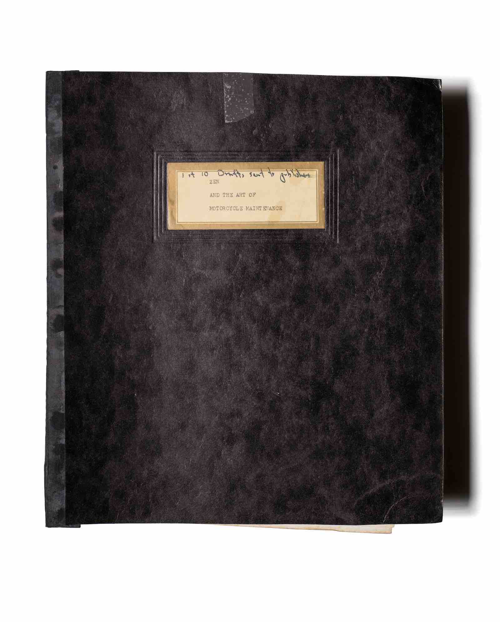 Pirsig's typed manuscript