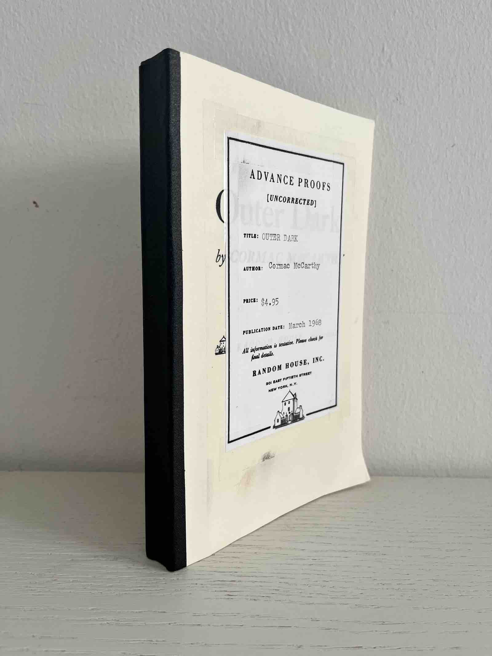 &quot;Advance proofs&quot;, actually a forgery, for Outer Dark