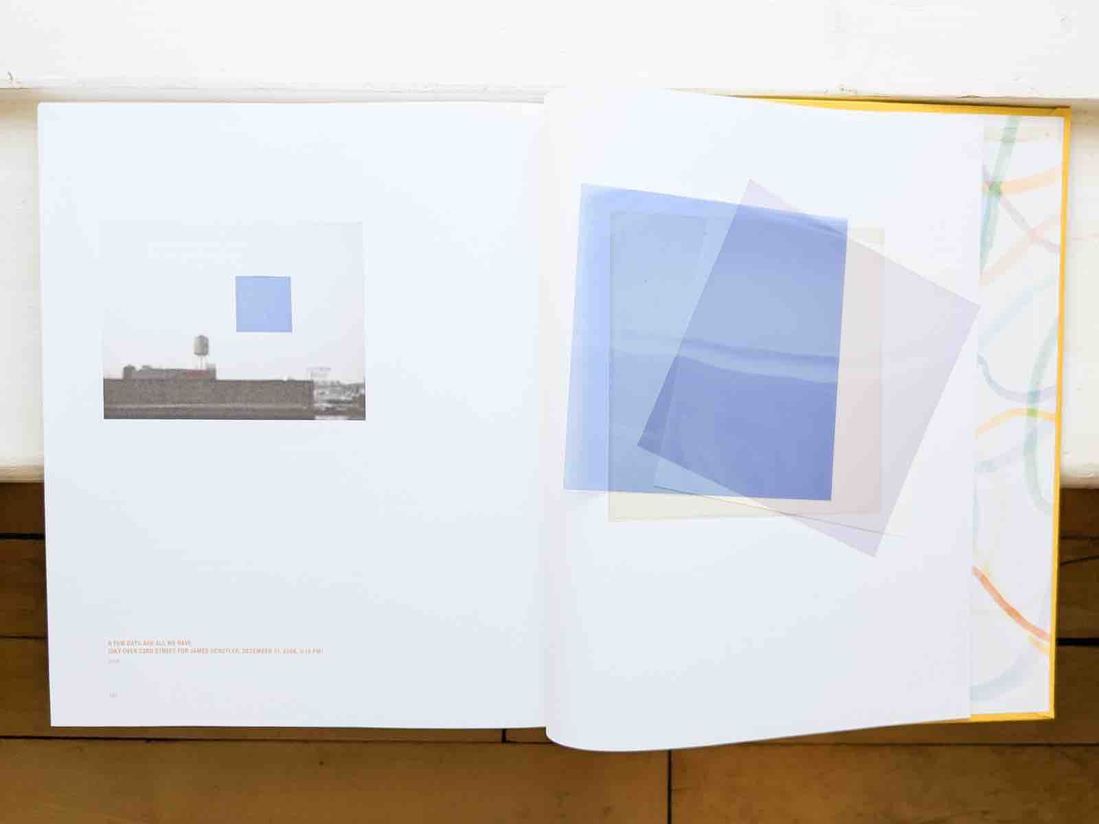 Image and colored gels from What Time is it on the Sun? by Spencer Finch (2007)