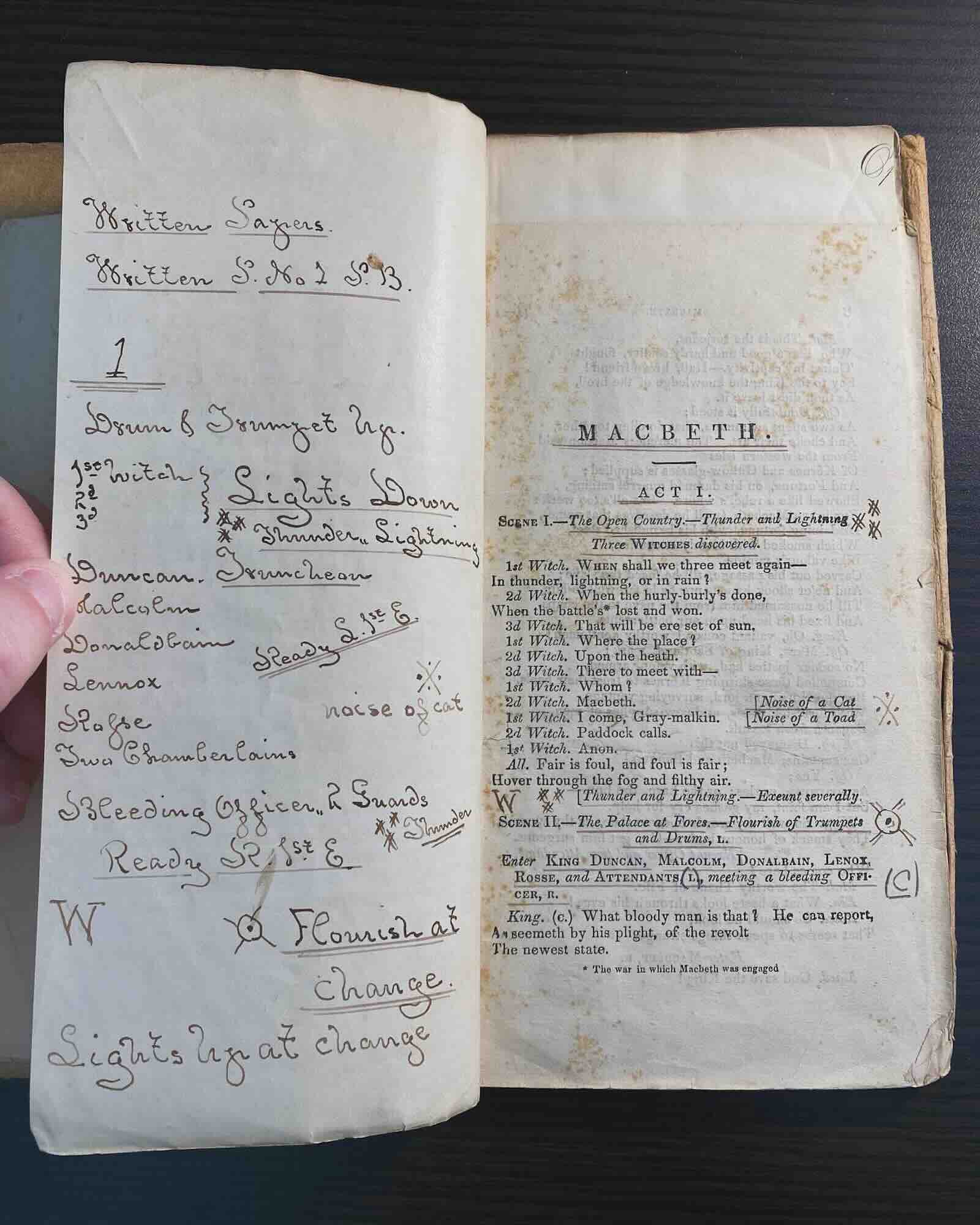 The Macbeth prompt volume