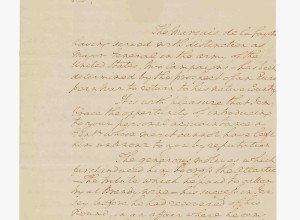 The Washington letter to Franklin