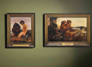 The two original illustrations from Rudyard Kipling’s The Jungle Book