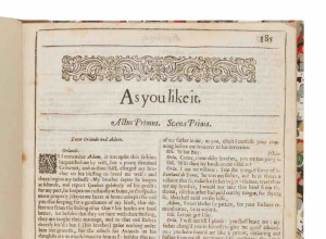 As You Like It complete play extracted from The First Folio, estimate: $30,000–$50,000