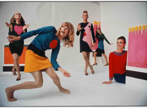 Jean-Claude Sauer, Cocktail dresses known as “Homage to Pop Art”, Fall/Winter1966 haute couture collection. Published in LIFE magazine, September 1966
