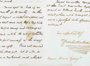 Charles Dickens to Thomas Beard, Devonshire Terrace, June 21, 1849 (detail)