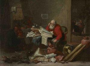 The Alchemist by Mattheus van Helmont, 1600s, oil on canvas