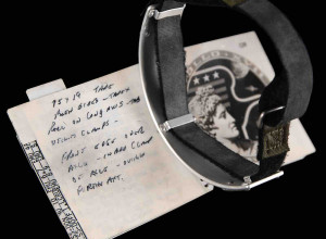 Gene Cernan’s lunar surface-used cuff checklist