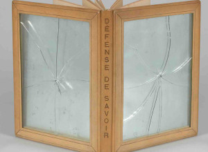 Défense de savoir (Knowledge Forbidden), by Giorgio de Chirico (artist) and Paul Éluard (author), binding by Georges Hugnet and Louis Christy, published 1928, rebound 1936.