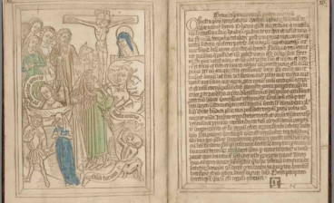 Ars moriendi (block book), Netherlands or Lower Rhine, approximately 1467-1469