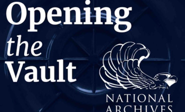 The Opening the Vault exhibition logo