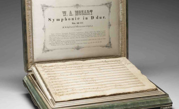 Mozart's Haffner Symphony No. 35 in D Major, autograph manuscript, 1782 