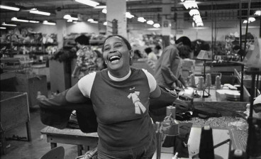 Mom at Work (detail) from Family Pictures and Stories, 1978–1984, Carrie Mae Weems. Gelatin silver print.