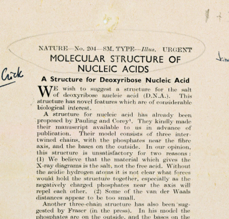 Crick & Watson proof