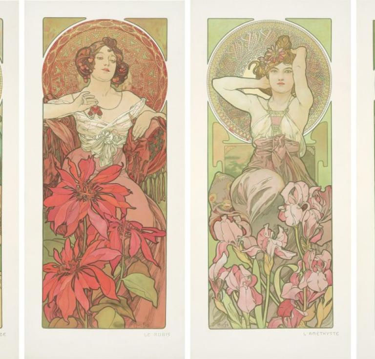 Alphonse Mucha’s Precious Stones
