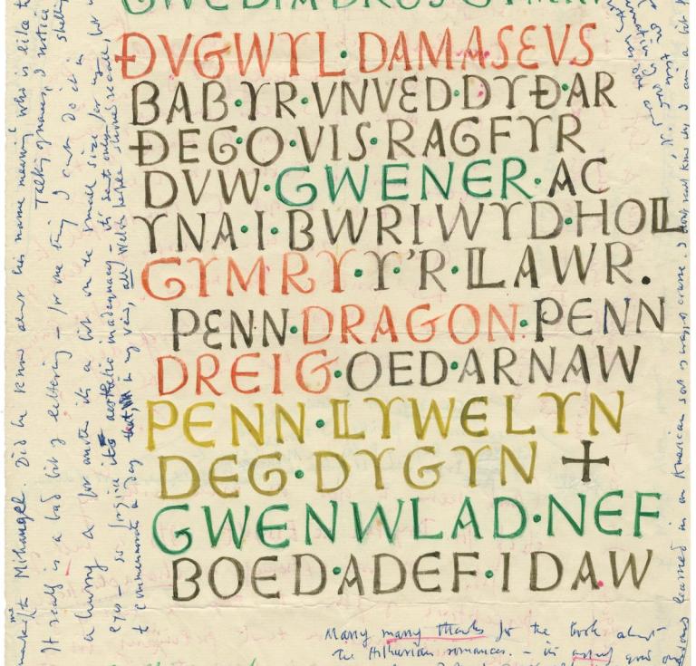 letters by David Jones