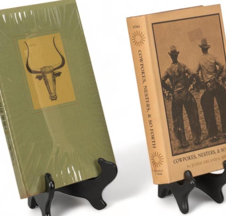 A selection of books from the Wittliff estate auction