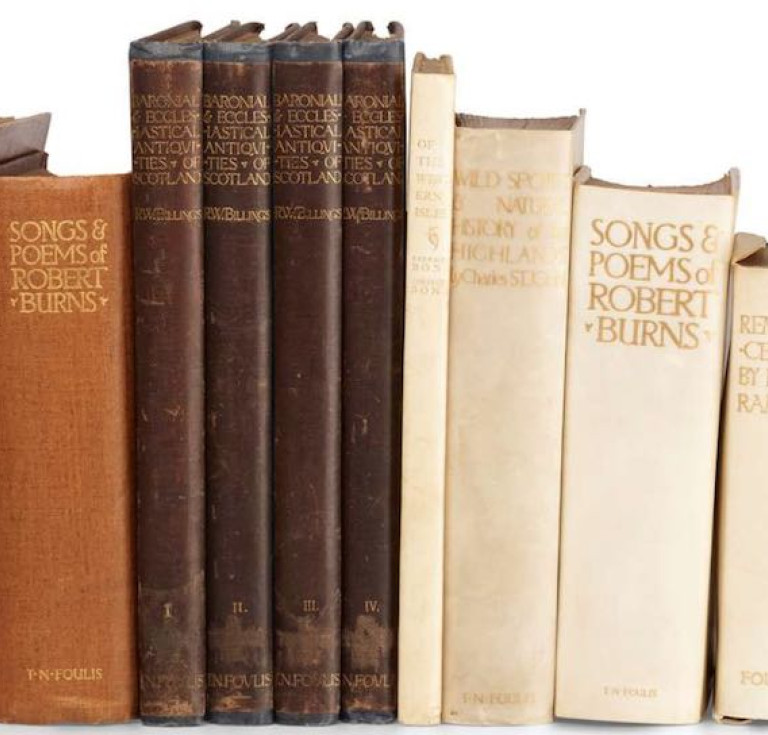 The T. N. Foulis books coming to auction