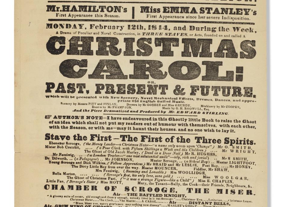 Christmas Carol broadside
