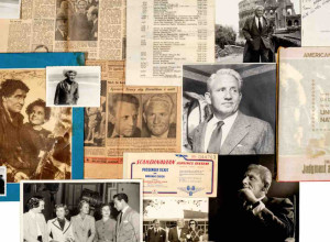 A collection of Spencer Tracy ephemera including Ten Minutes by Lieutenant Commander Harry Manning, inscribed by the author to Spencer Tracy; a typed speech for Spencer Tracy to give in 1945 regarding Irving Thalberg; a Captain Courageous press book; and a travel Itinerary from August 1943